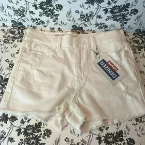 White shorts size 9 high rise